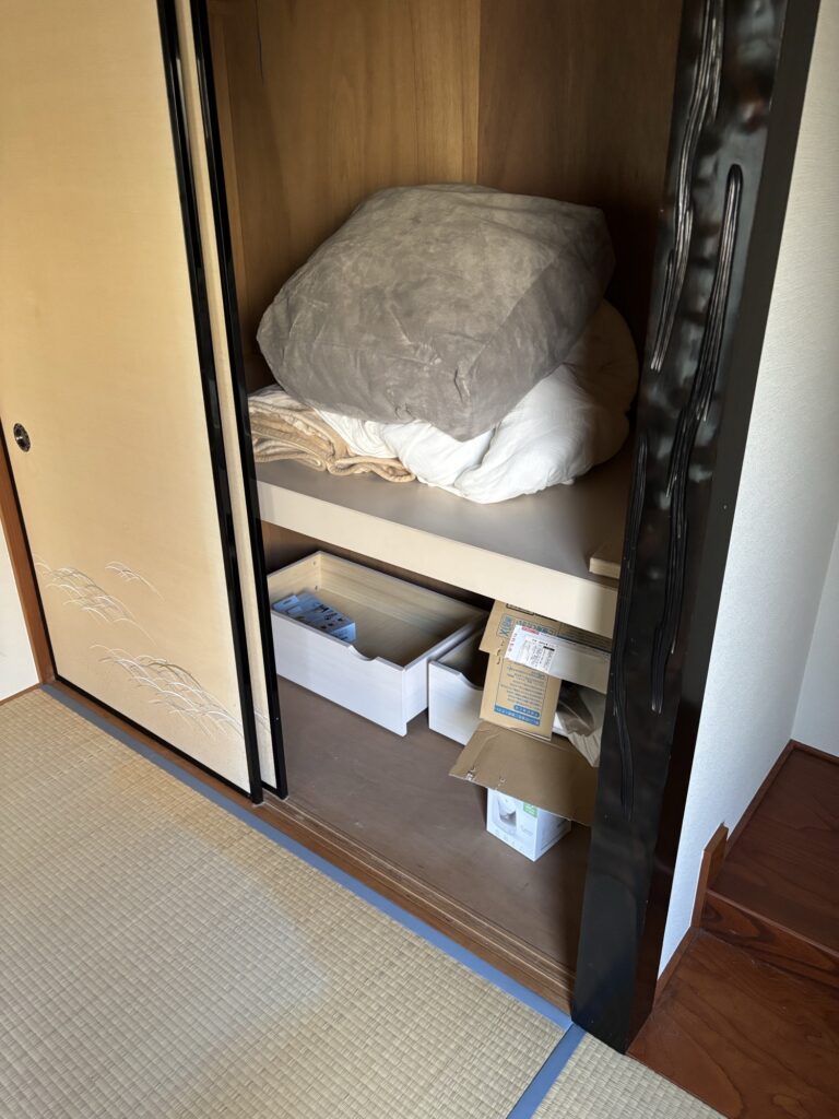 作業前の室内状況