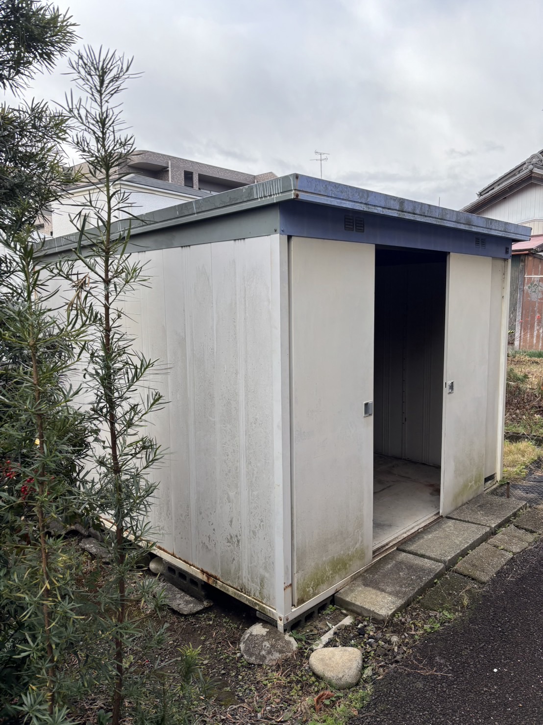 愛知県江南市 畑の倉庫 解体前