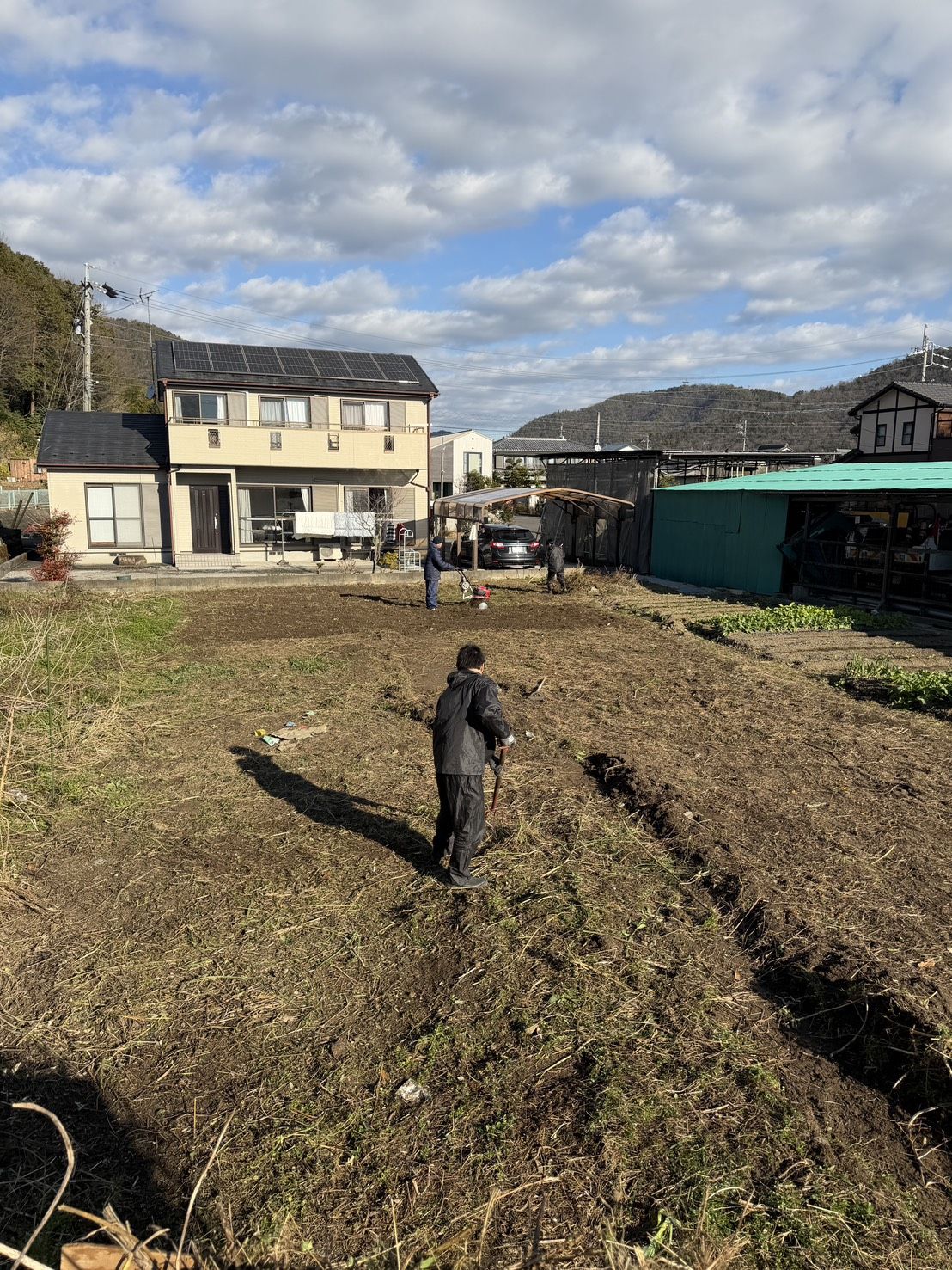 岐阜県岐阜市 畑 草刈り作業後